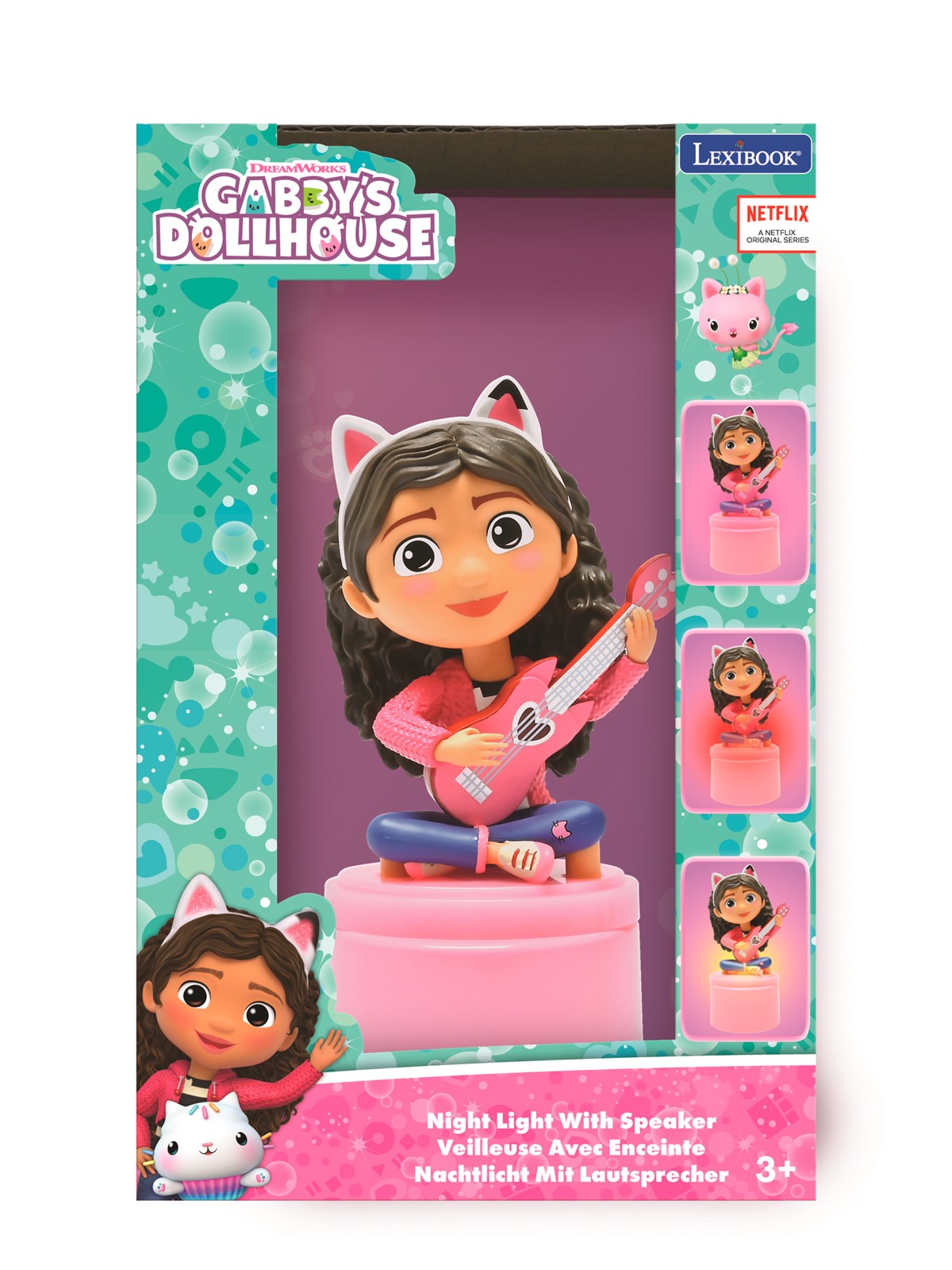 Gabby's Dollhouse Night Light Speaker - Kinder Lampen - 89006