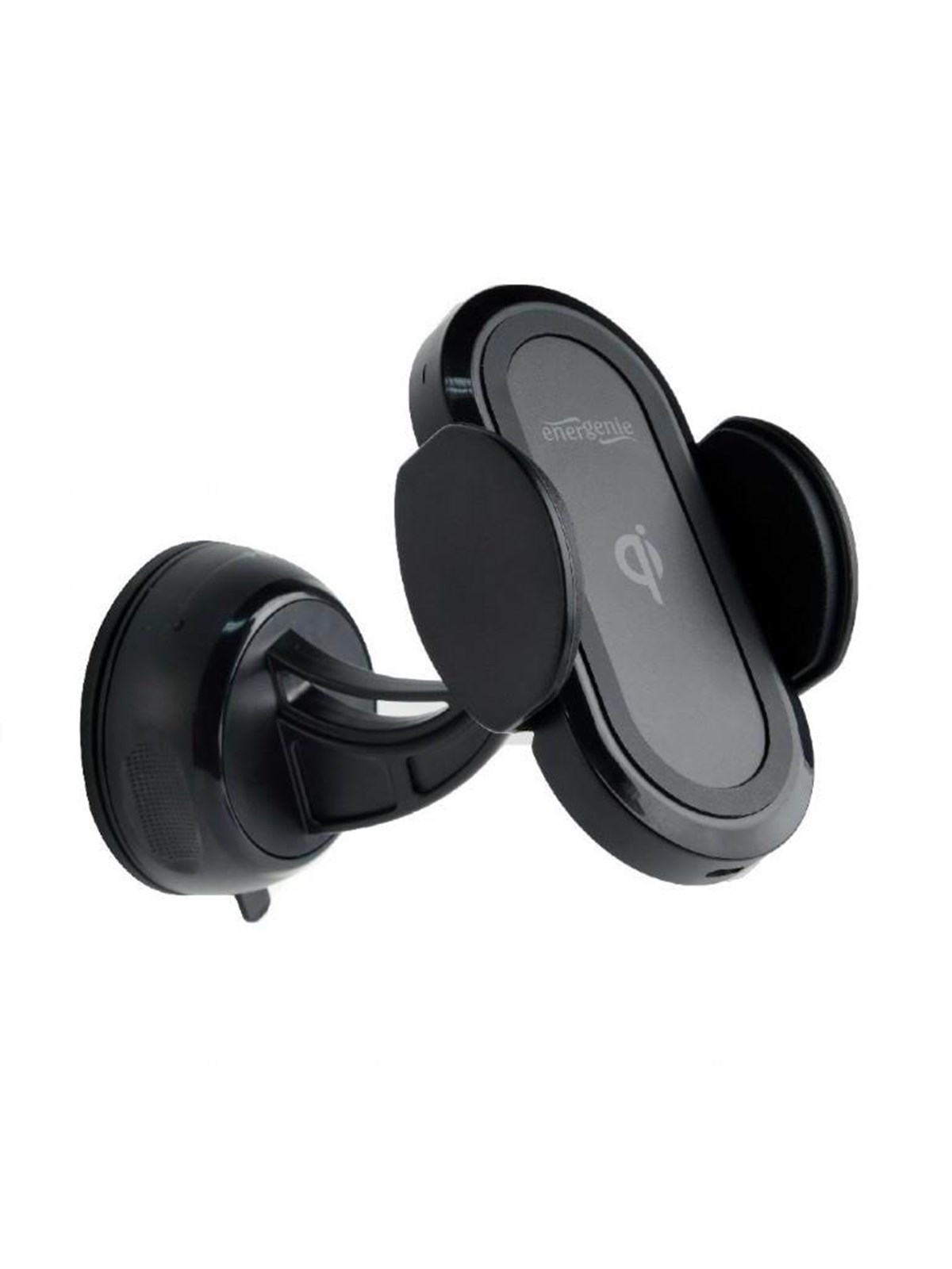 Gembird Car Smartphone Holder With Detachable Fast Wireless QI Charger - Handys Adapter Und Ladegeraete - Ta-chwcqi-01