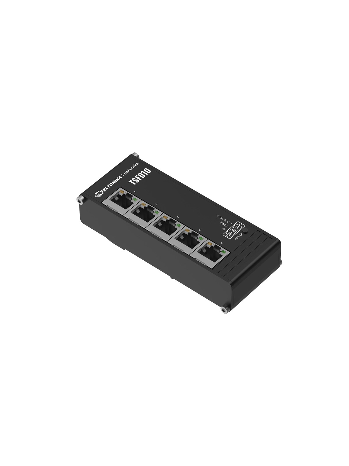 Teltonika Tsf010 5-port Flat Ethernet Switch 7-57 Vdc (Without Psu) - Switches - Tsf010000000