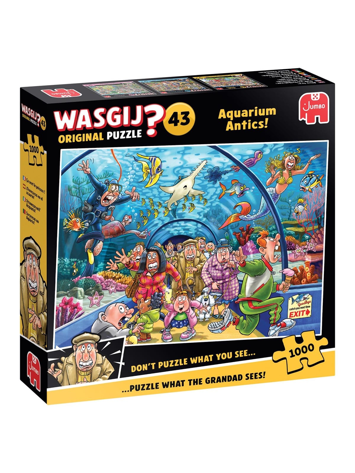 Wasgij Original 43 Aquarium Antics! (1000) - Puzzle - 1110100585