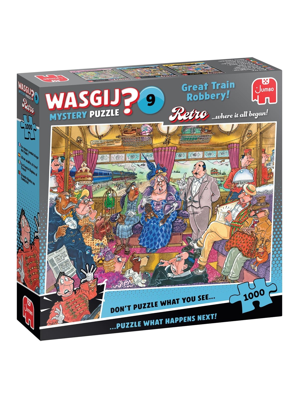 Wasgij Retro Mystery 9 The Great Train Robbery! (1000) - Puzzle - 1110100504