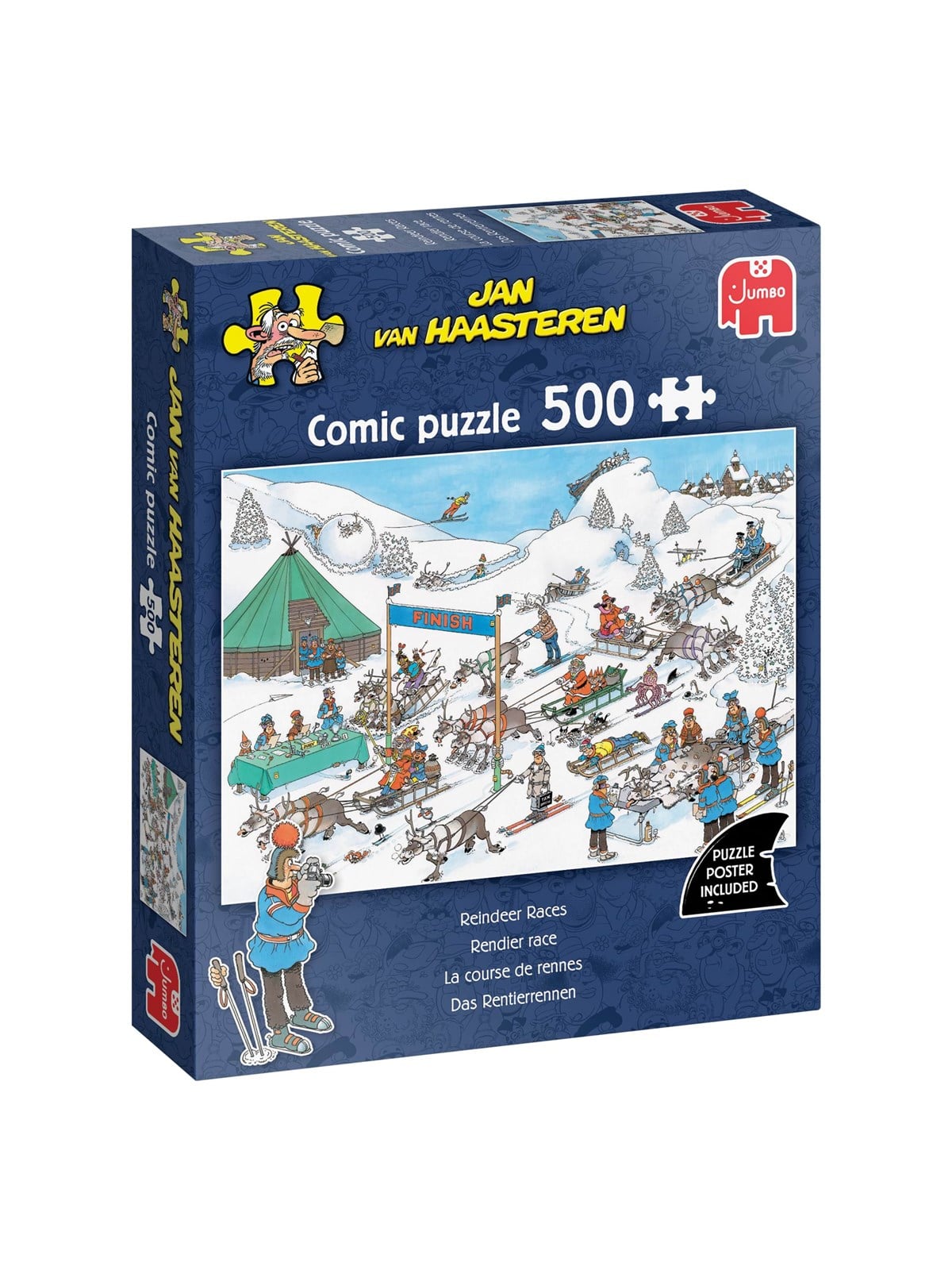 Jan Van Haasteren Jvh Reindeer Races(500) - Puzzle - 707-1110100629