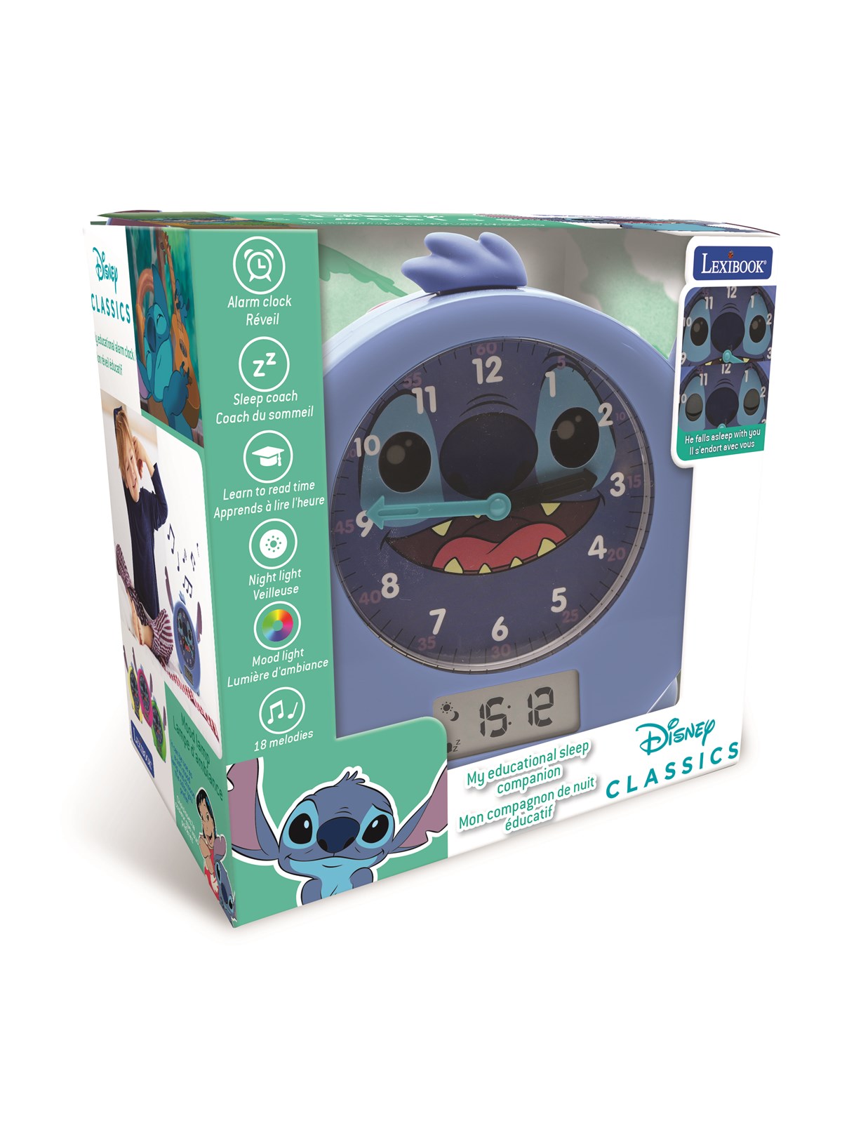 Stitch Sleep Trainer Clock - Kinderzimmer - 10322