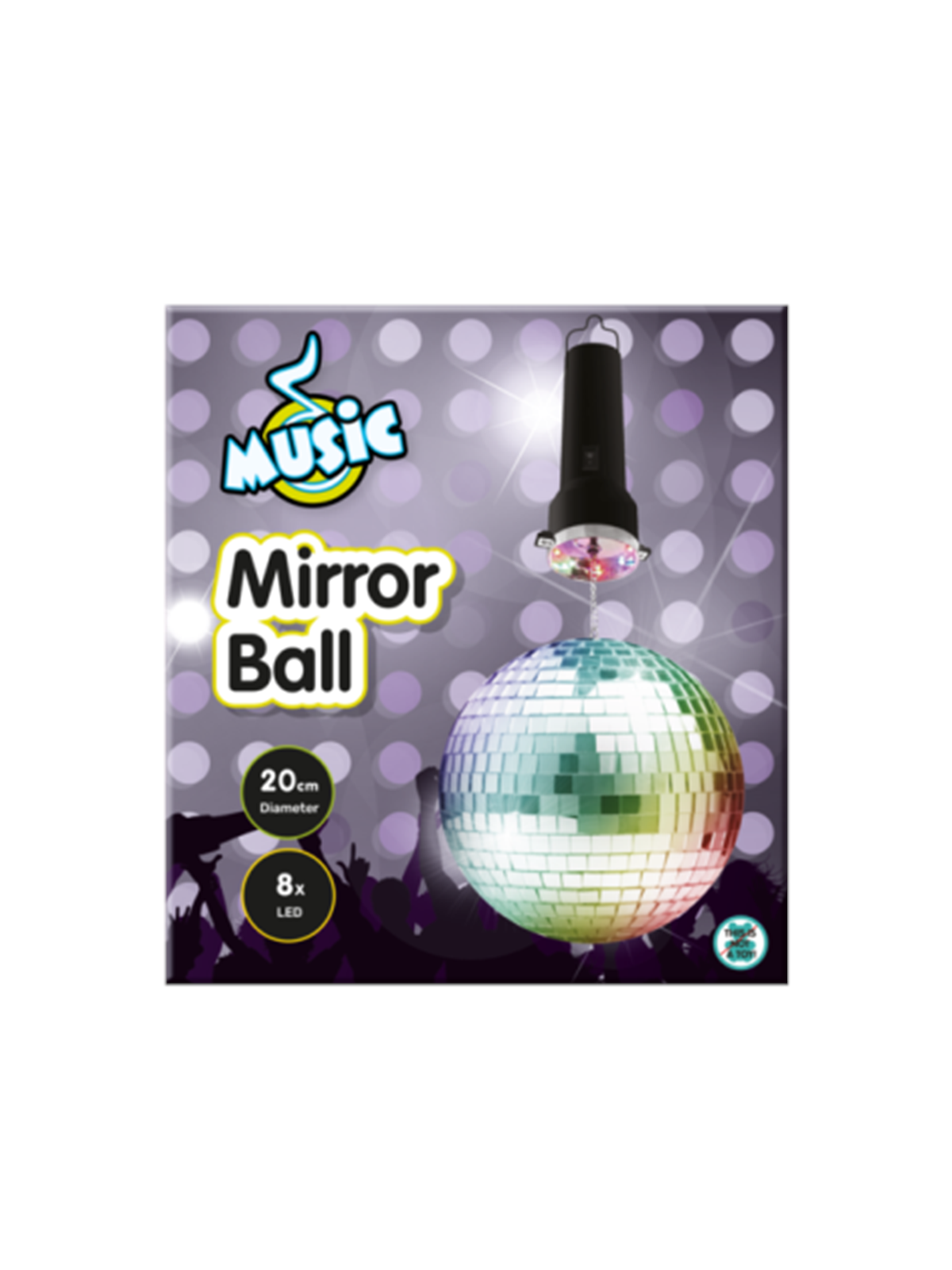 Music Mirror Ball 20cm - Musik - 501133