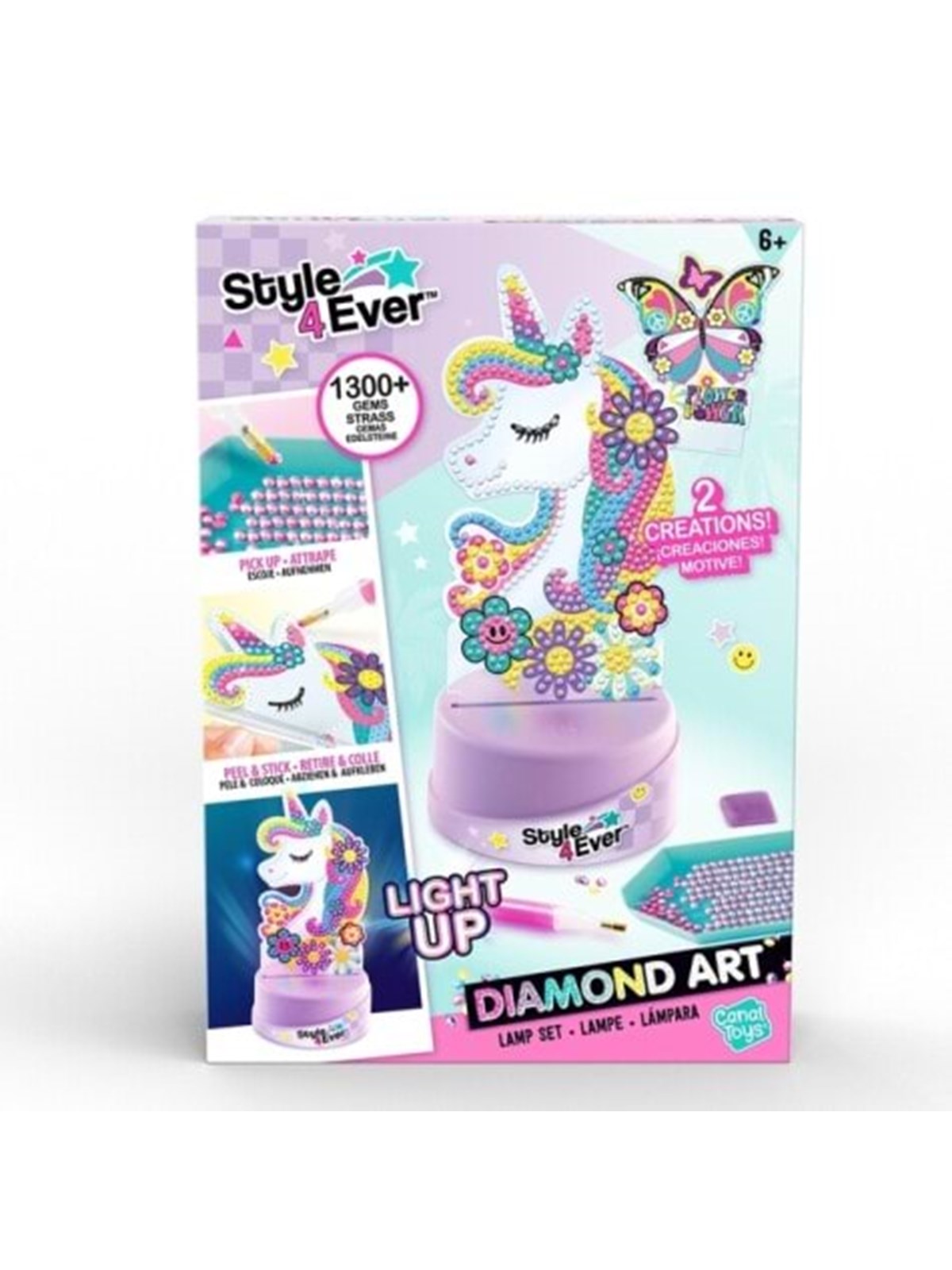Style 4 Ever Diamond Art Lamp Set - Kreativ Spiele - 299