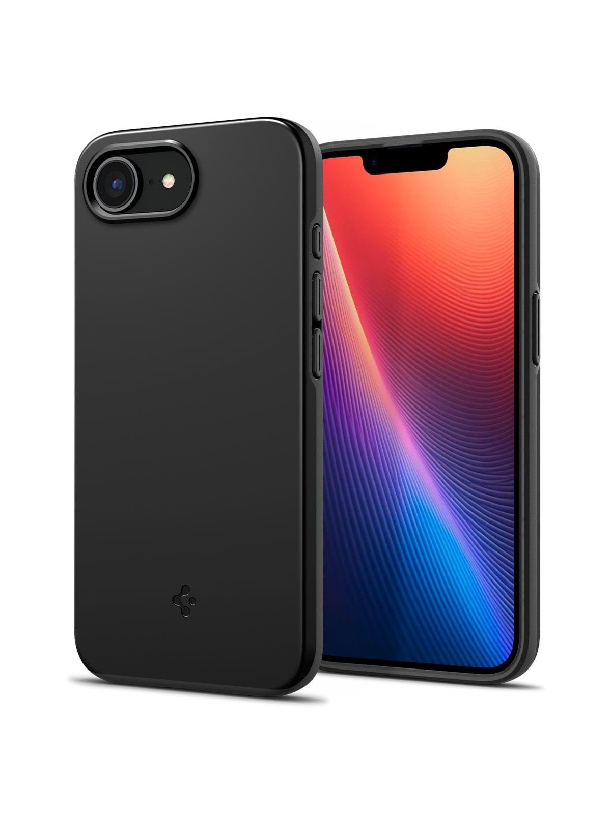 Spigen Thin Fit Magsafe - Black - Iphone 16e - Handys Cover Cases - Acs09135