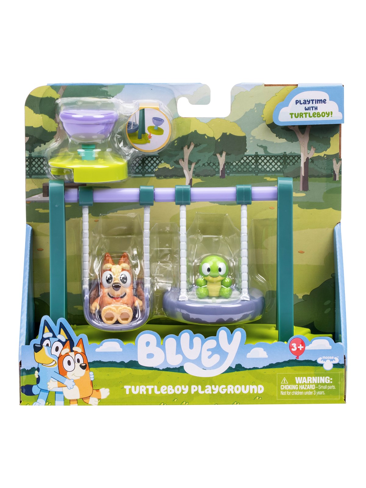 Bluey Playground Playset With Wide-eyed Bingo & Turtleboy - Spielsets - 90316