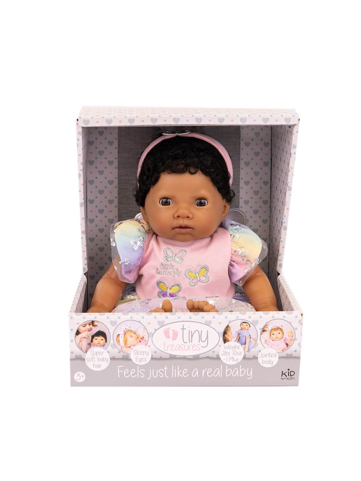 Tiny Treasures Ethnic Doll Butterfly Rainbow Dress - Dolls Accessories - 30633