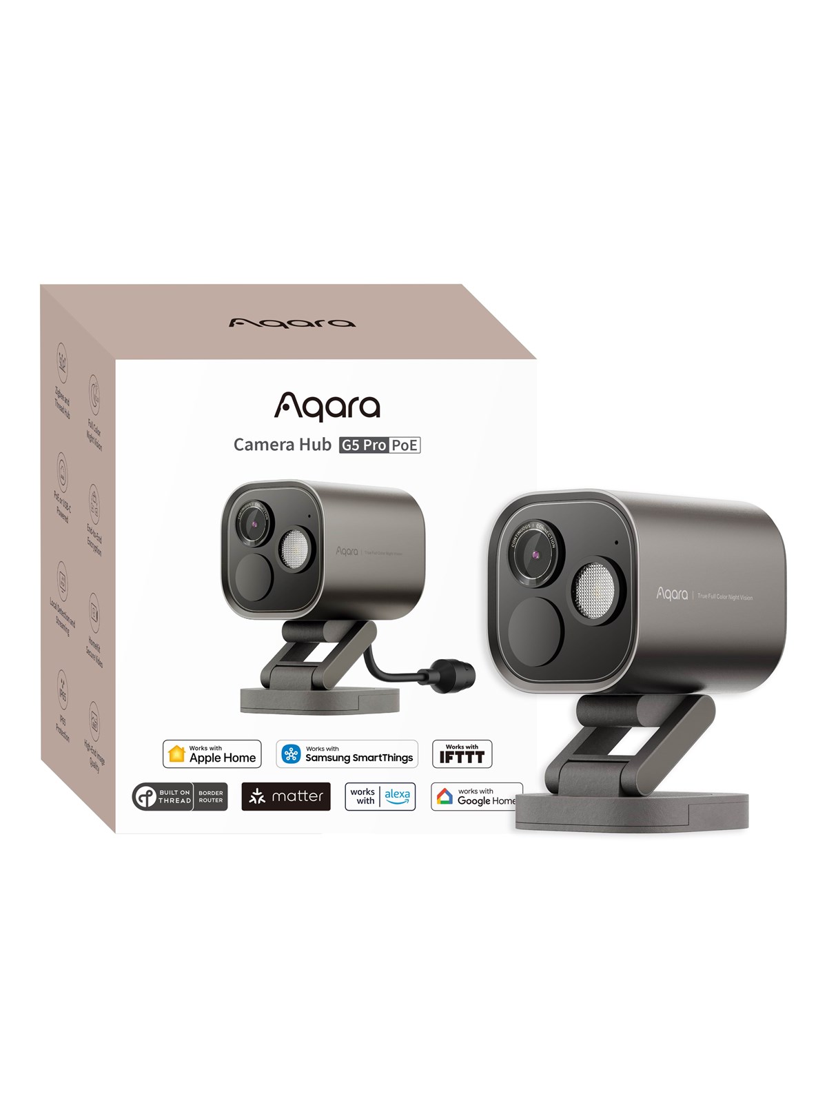 Aqara Camera Hub G5 Pro Poe Shadow Gray - Smart Home - Ch-c03d-g
