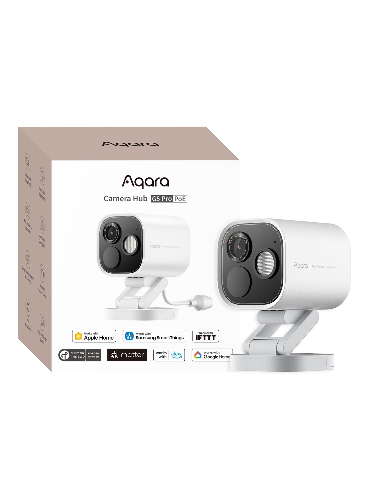 Aqara Camera Hub G5 Pro Poe White - Smart Home - Ch-c03d-w
