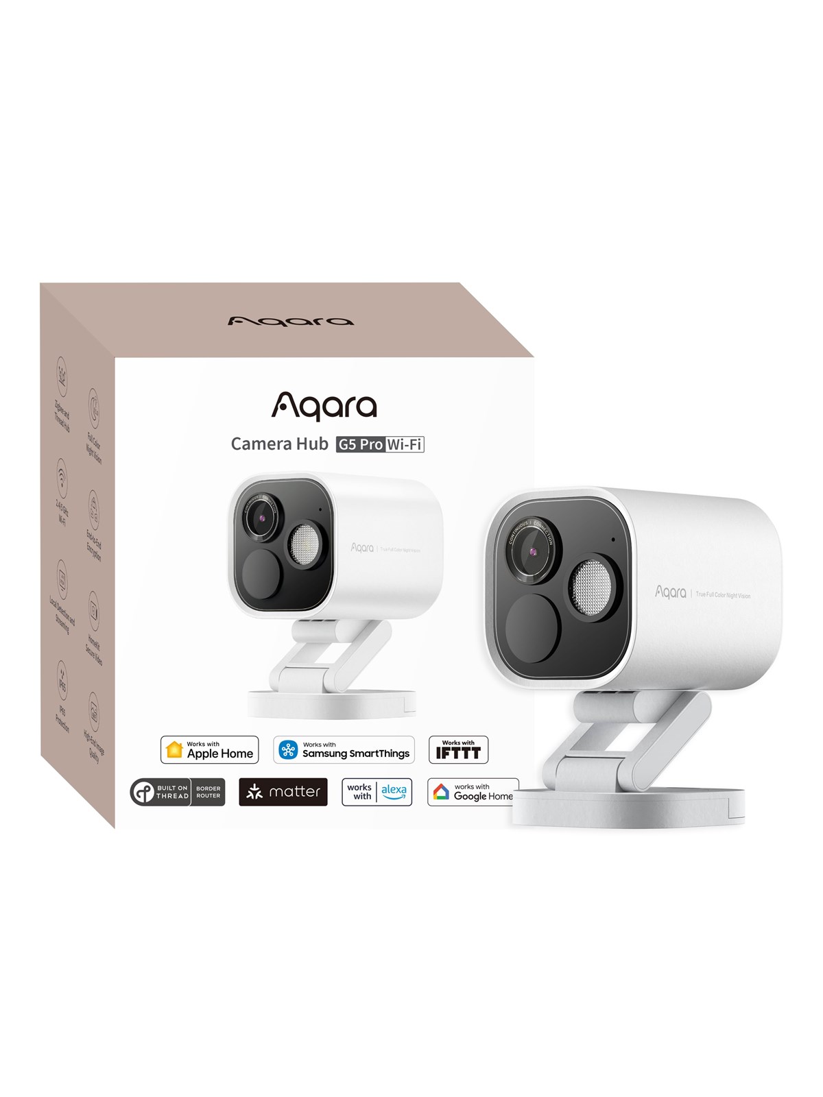 Aqara Camera Hub G5 Pro Wi-fi White - Smart Home - Ch-c07d-w