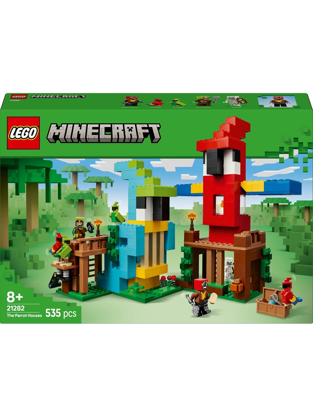 Lego Minecraft 21282 Die Papageienhäuser