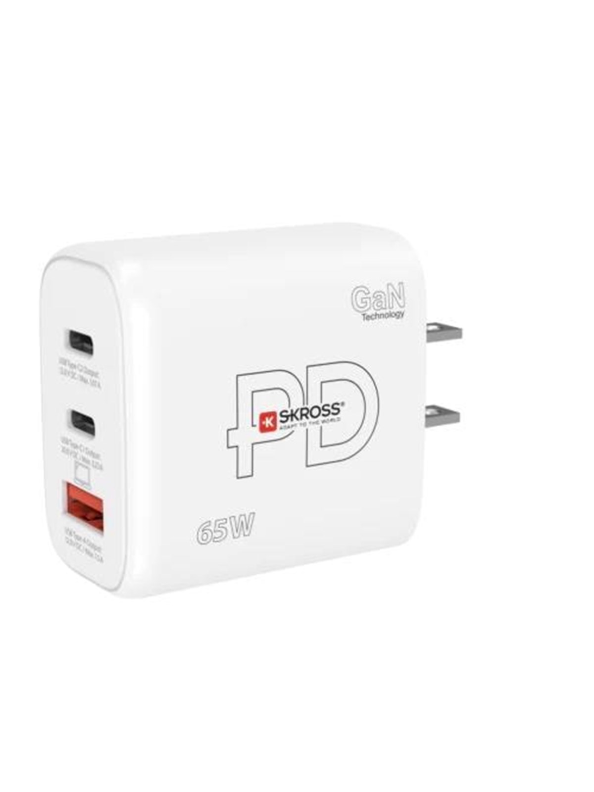 Skross Power Charger US 65w Gan - Handys Adapter Und Ladegeraete - Skch001265wpduscn