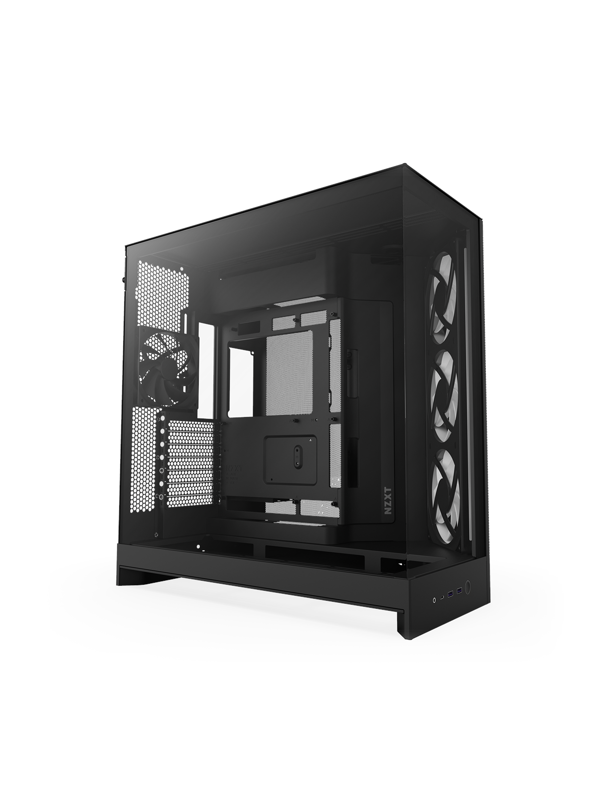 Nzxt H9 Flow Rgb (2025) - All Black - Gehäuse - Miditower - Schwarz - Gehaeuse - Cm-h92fb-r1