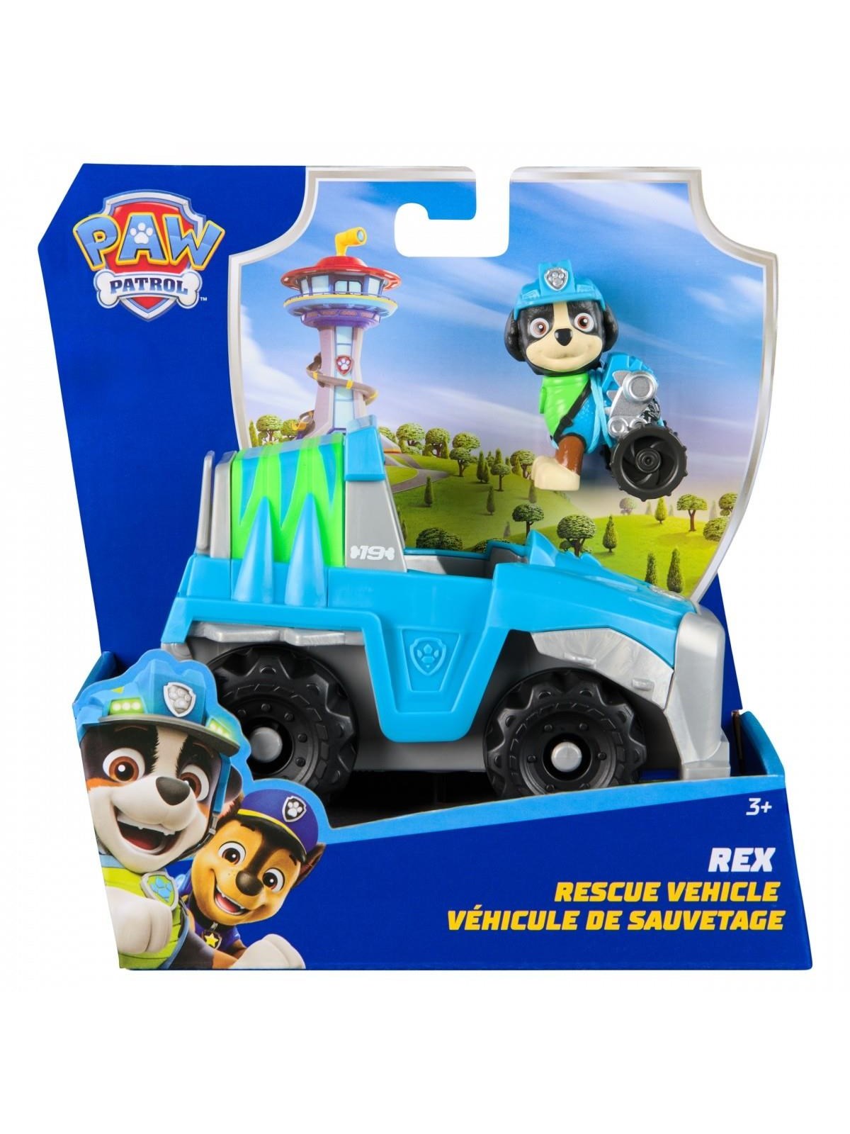 Paw Patrol Basic Vehicle 2.0 - Rex - Figuren - 6071216