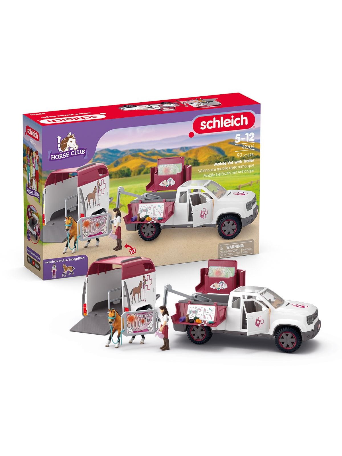 Schleich Mobile Vet With Trailer - 42704