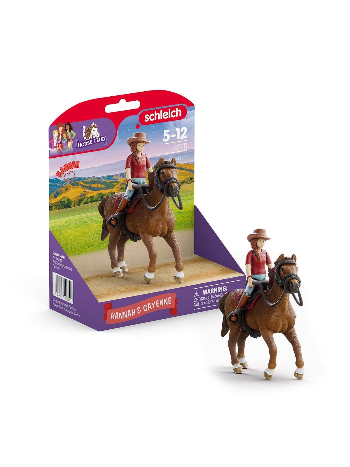 Schleich Horse Club Hannah & Cayenne - 42711
