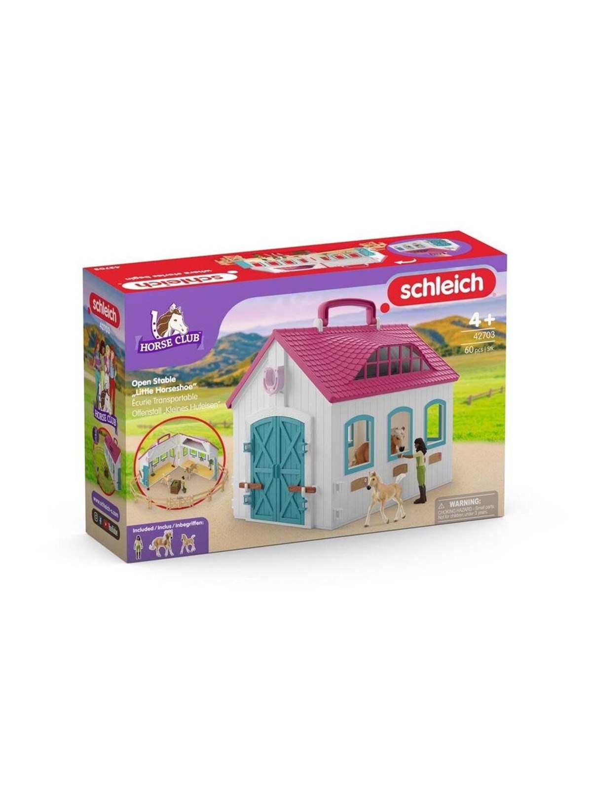 Schleich Open Stable Little Horseshoe - 42703