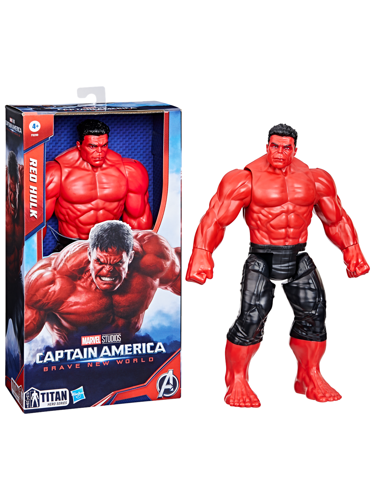 Marvel Captain America Brave New World Titan Hero Series Red Hulk 30 cm - Figuren - F92995l00