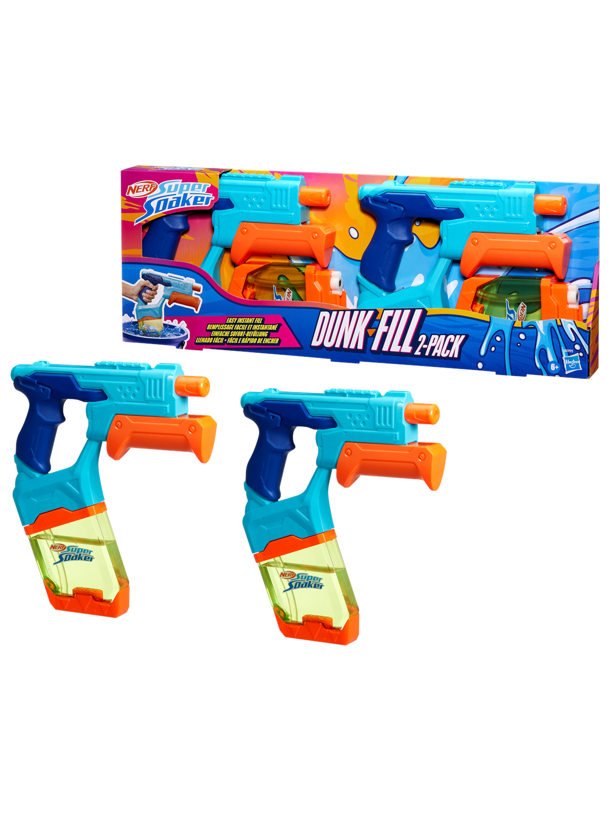 Nerf Super Soaker Dunk-fill Water Blaster 2-pack - Wasserspielzeug - G09955l0