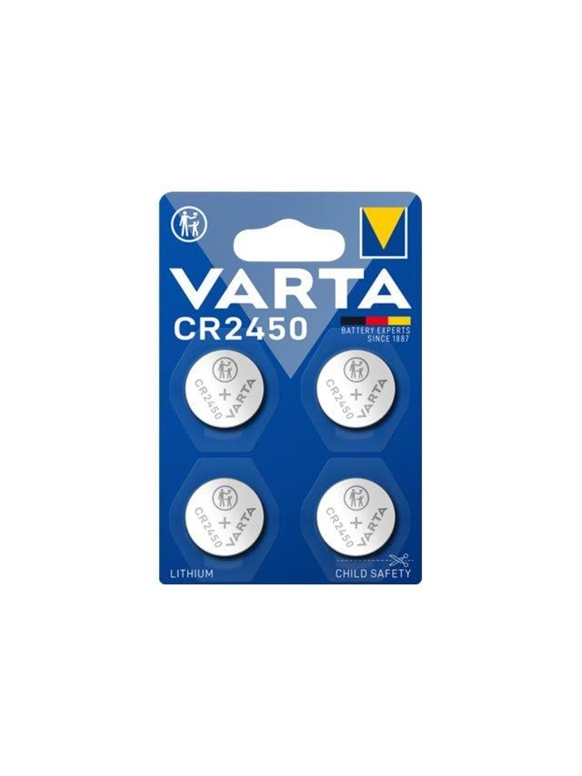 VARTA battery - 4 x CR2450 - lithium manganese