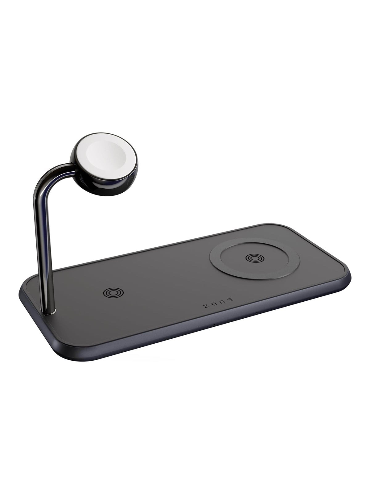 Zens Dual+Watch Aluminium Magnetic Wireless Charger Black - Handys Adapter Und Ladegeraete - Zedc05bm/00