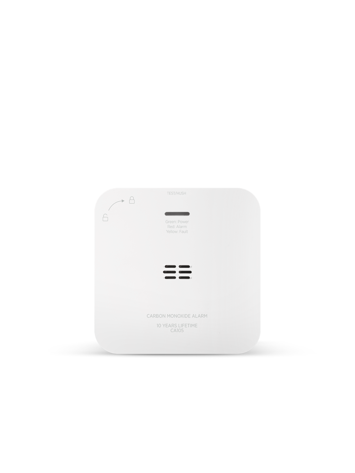 Housegard Luma Carbon Monoxide Alarm, Wireless, Incl. 5-year Battery, White - Sicherheit - 604031