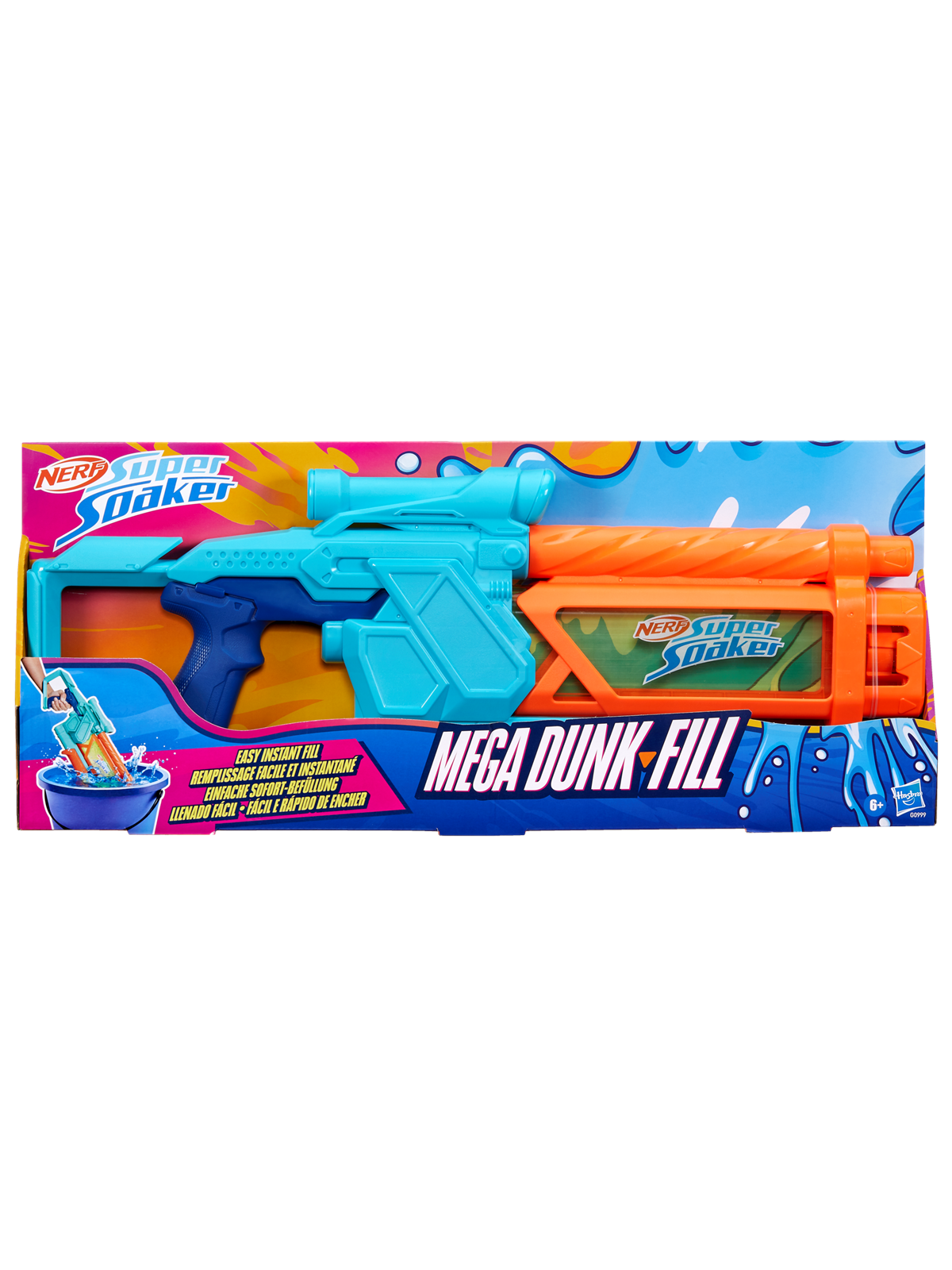 Nerf Super Soaker Mega Dunk-fill Water Blaster 1005 ml - Wasserspielzeug - G09995l0