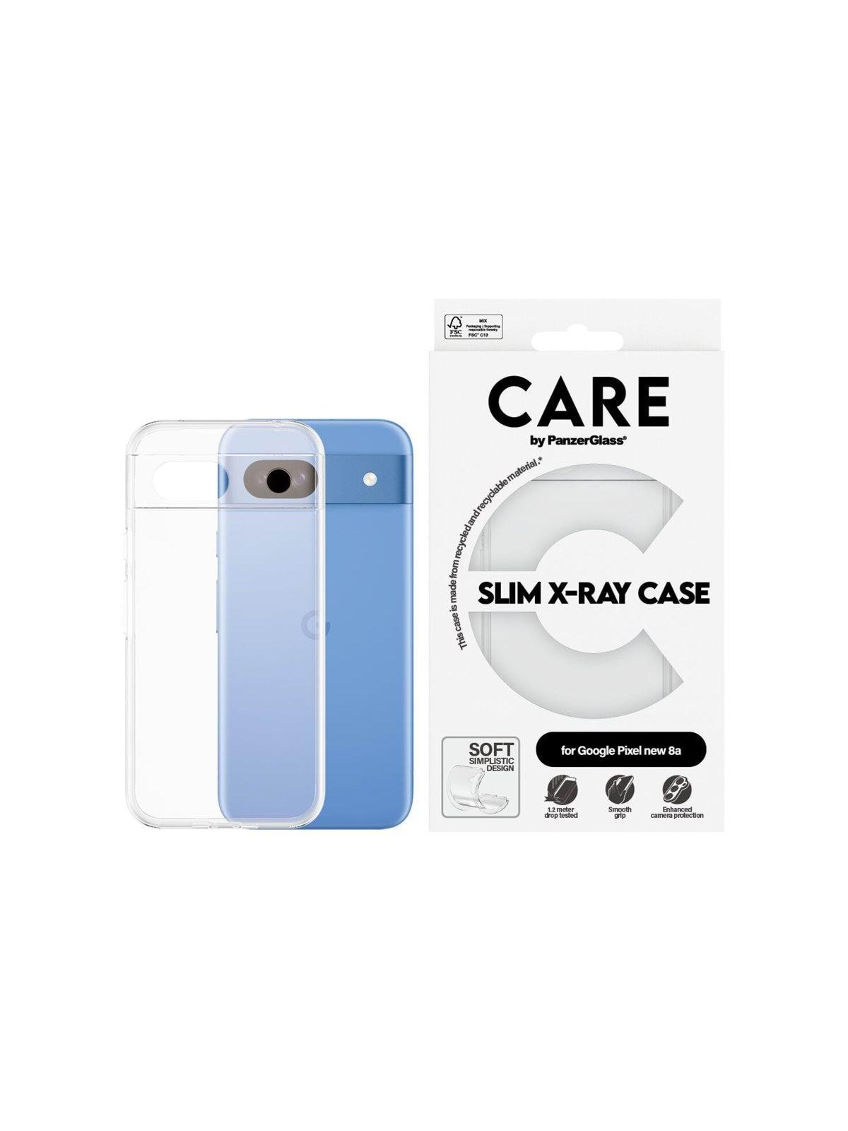 Care by Panzerglass Fashionable Case Transparent X-ray Soft Basic Google Pixel 9a 5G - Handys Cover Cases - Crrfaxrg61456