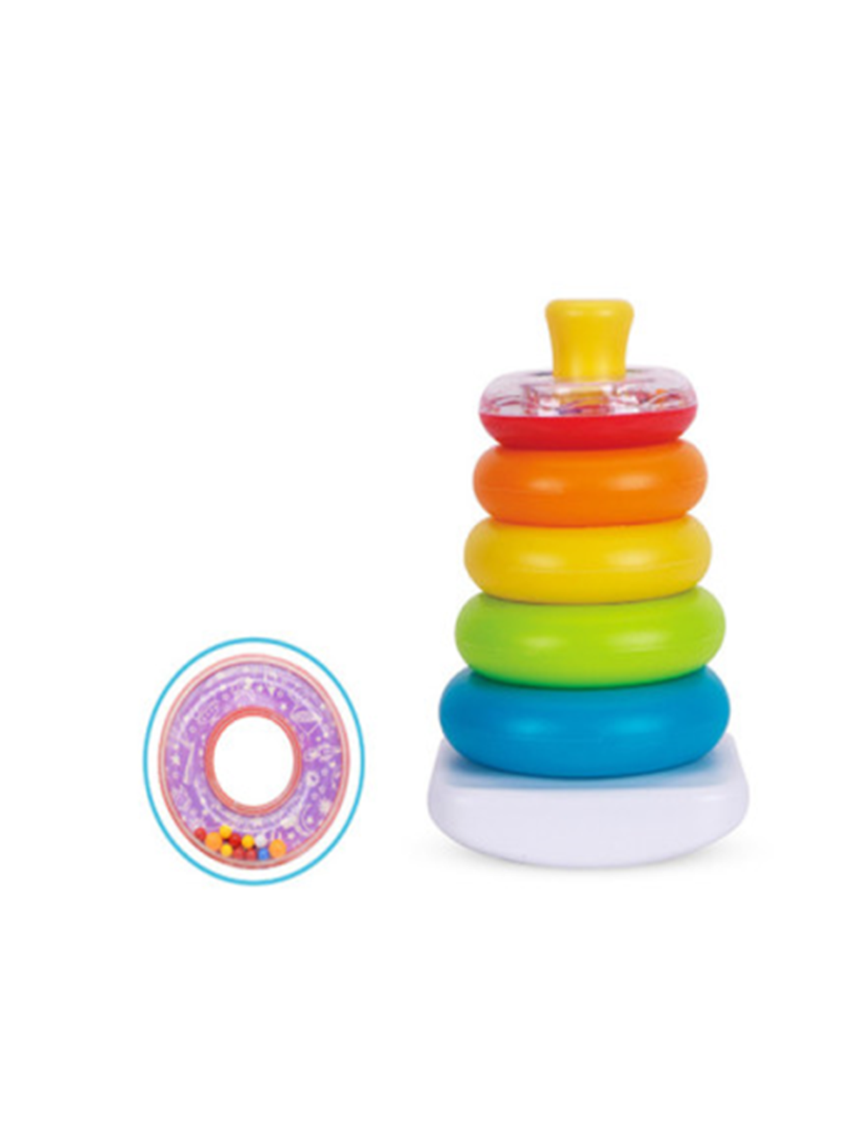 Happy Baby Rock A Stack Tower - Baby Spielzeug - 502228