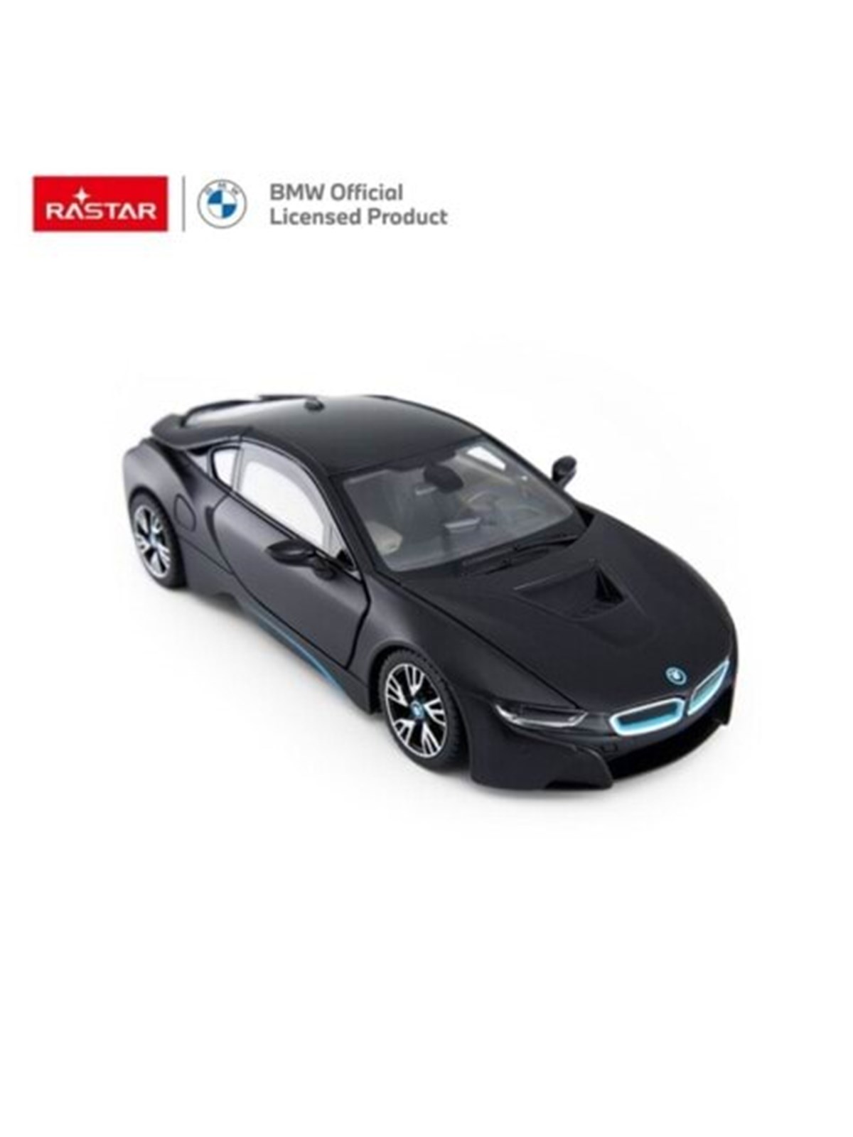 Rastar Die Cast 1:24 Bmw i8 Black - Spielzeugauto - 56500