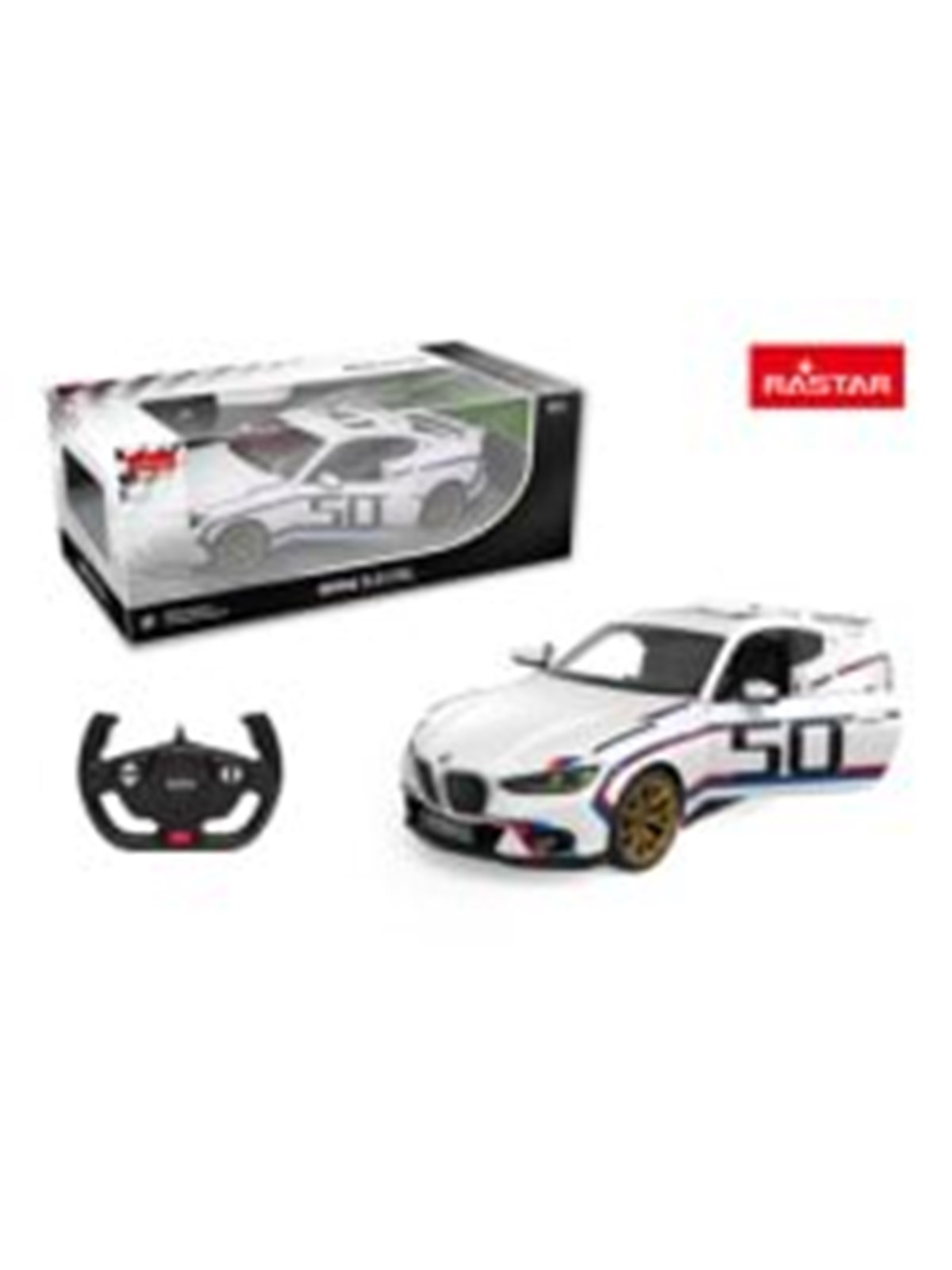 Rastar R/c 1:14 Bmw 3.0 Csl White - Spielzeugauto - 92800