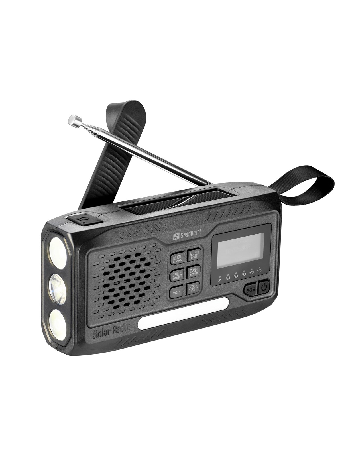 Sandberg Survivor Dab Radio All-in-1 - Am/fm - Schwarz - Dab Netzwerk Und Radiowecker - 421-17