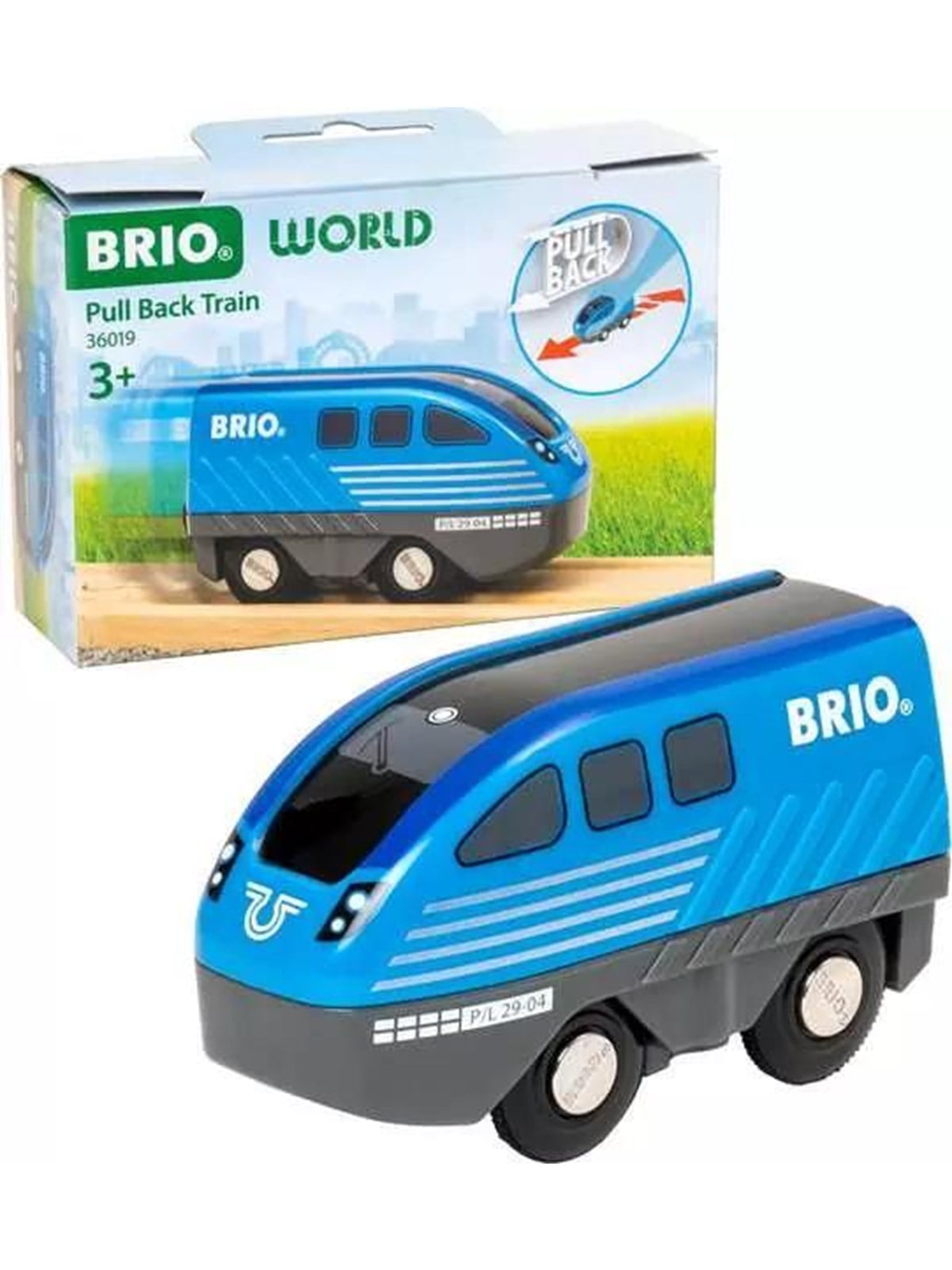 Brio 36019 Pull Back Train - Brio Train