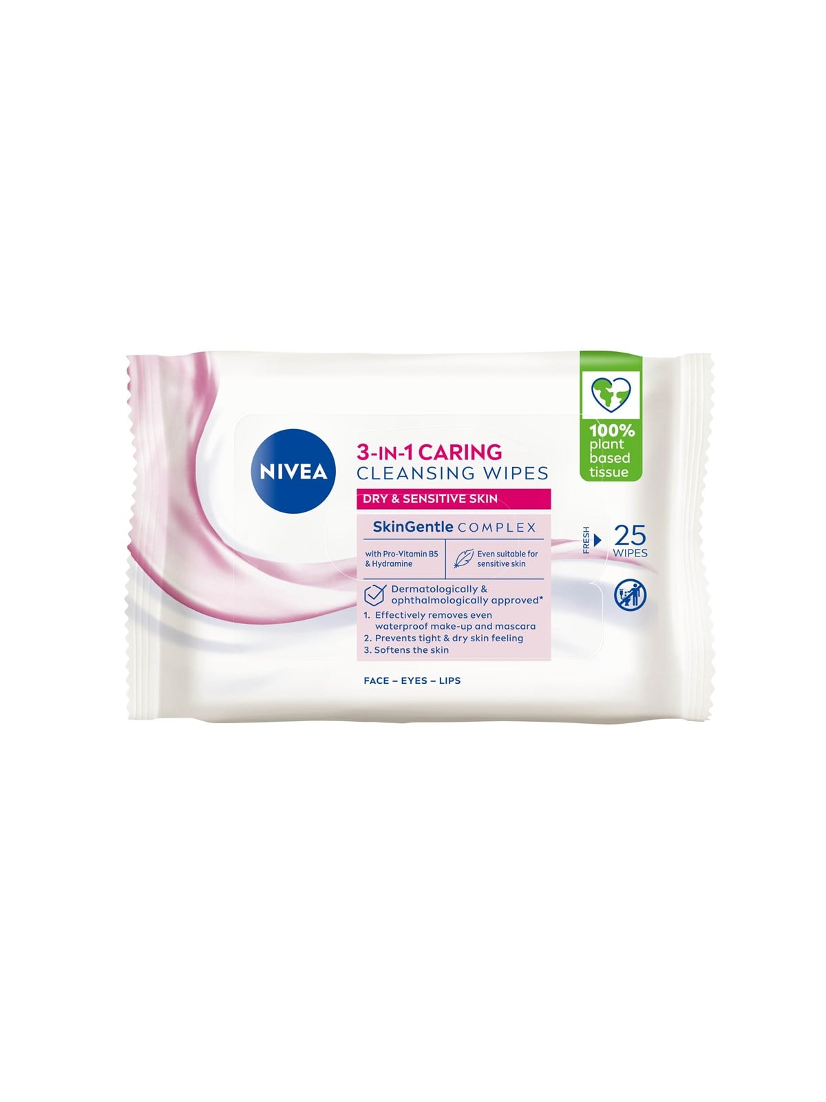 Nivea Reinigungstücher 3in1 Pflegend 25 Stück - Gesichtspflege - 4005808185290