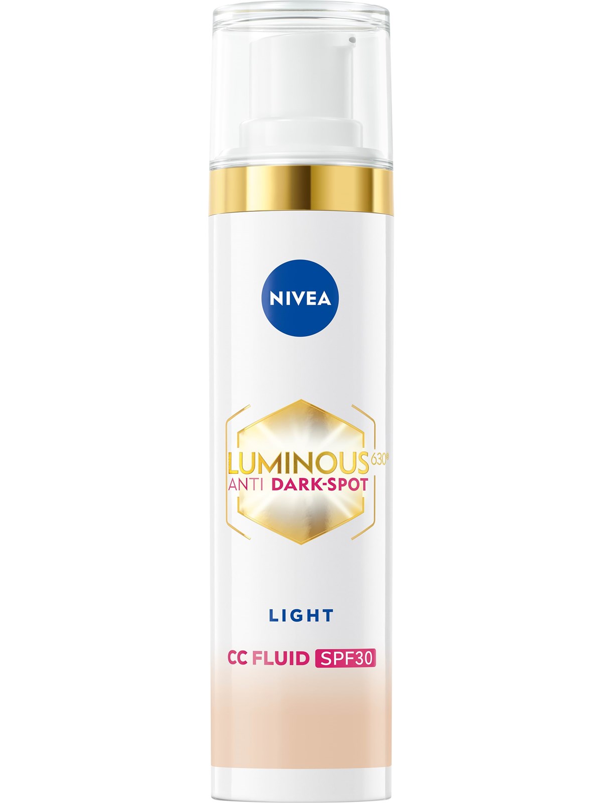 Nivea Luminous630 Anti-pigmentflecken CC Fluid 3in1 Hell Lsf 30 40ml - Gesichtspflege - 4006000145495
