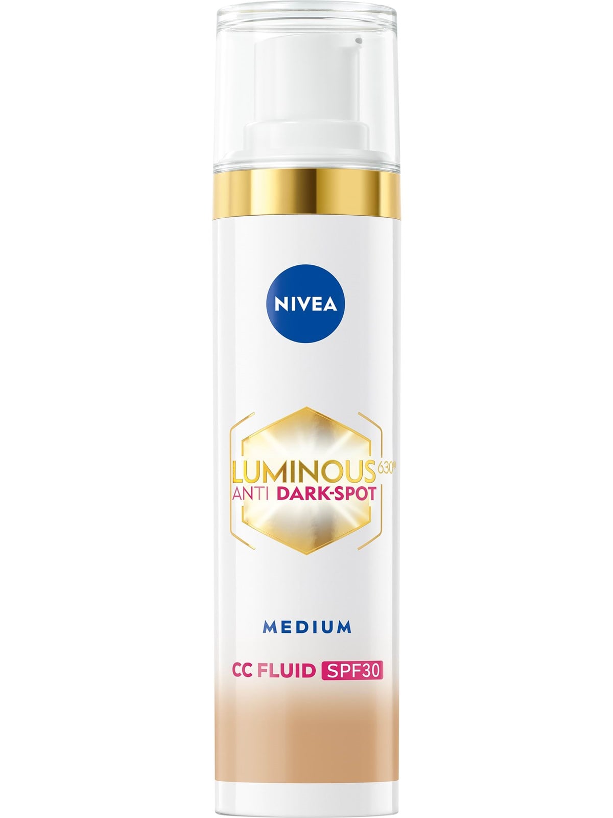Nivea Luminous630 Anti-pigmentflecken CC Fluid 3in1 Mittel Lsf 30 40ml - Gesichtspflege - 4006000145501