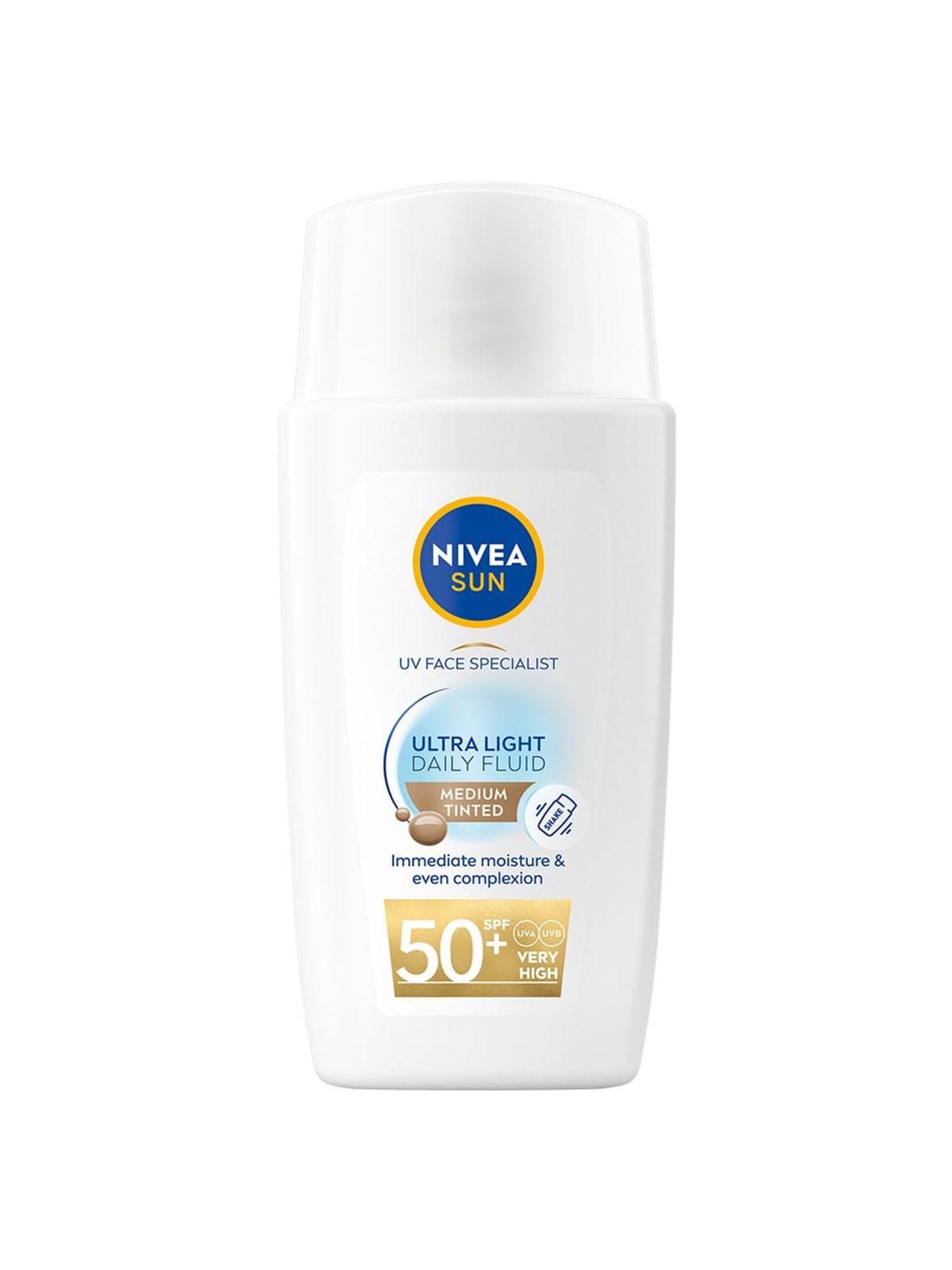 Nivea Daily Fluid Medium Tinted Spf 50+ 40ml - Gesichtspflege - 4006000173009