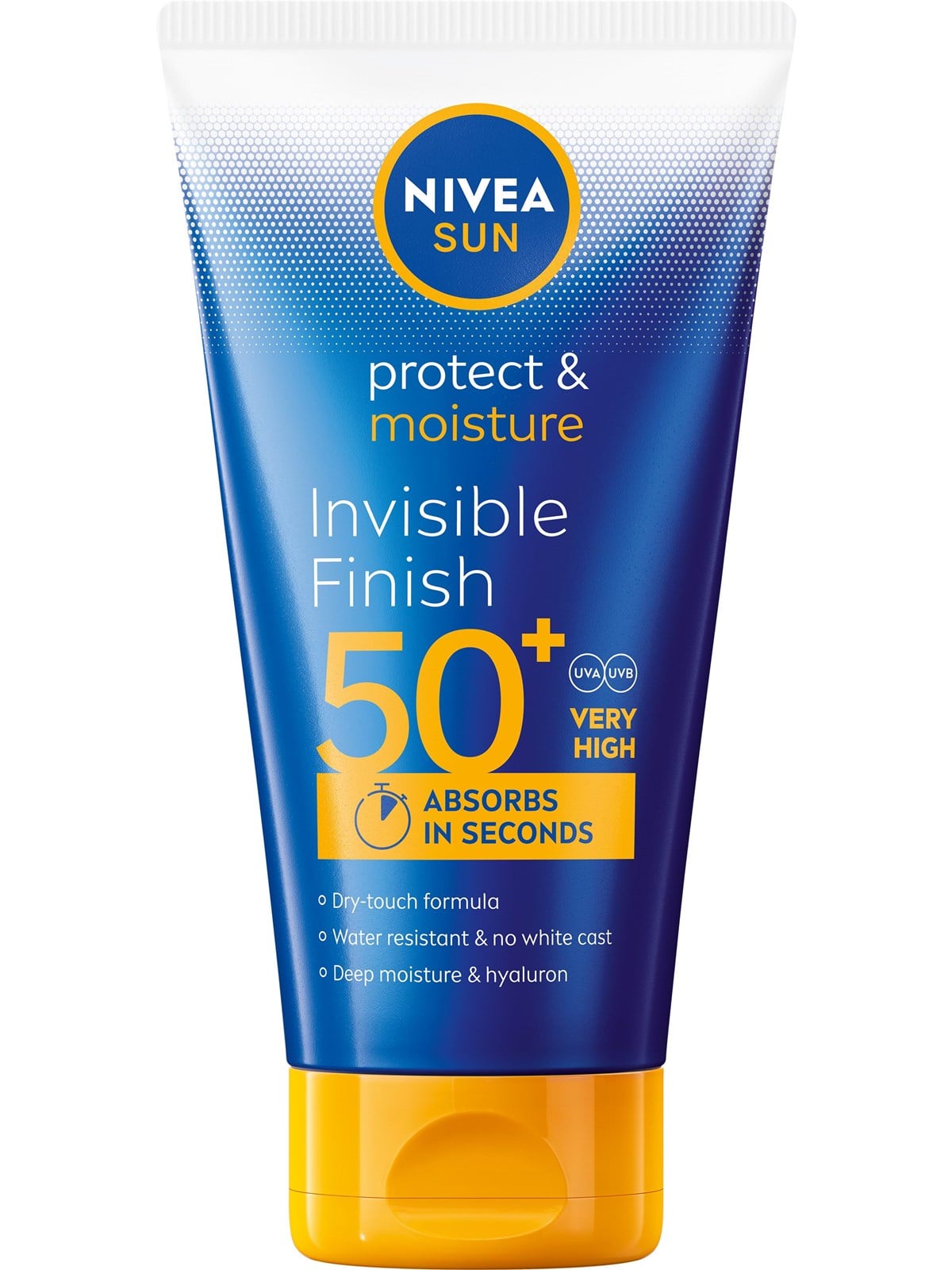 Nivea Schutz & Pflege Invisible Finish Lsf 50+ 150ml - Gesichtspflege - 4006000137964