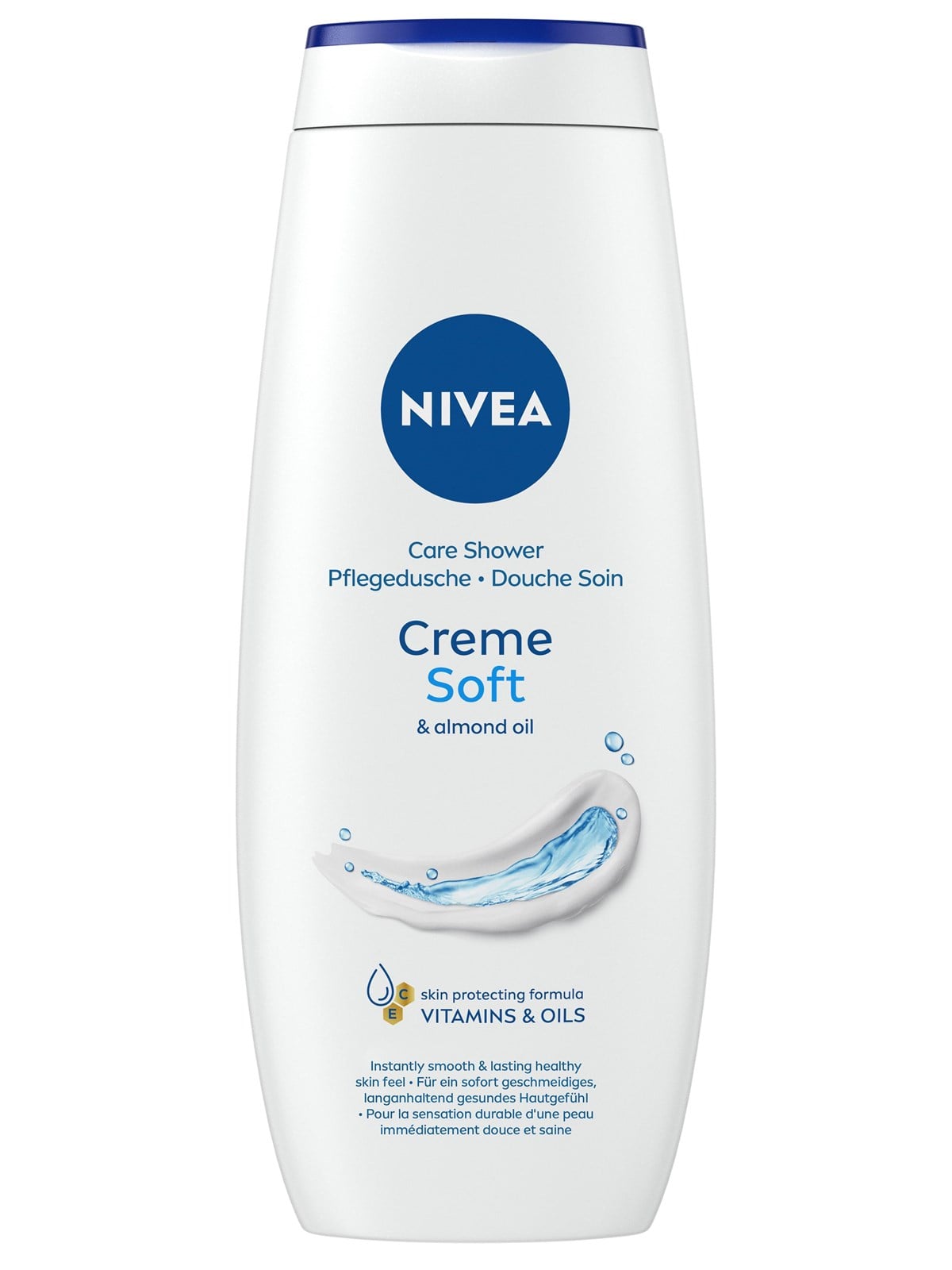 Nivea Creme Soft & Almond Oil Pflegedusche 500ml - Koerperpflege - 4005808920518