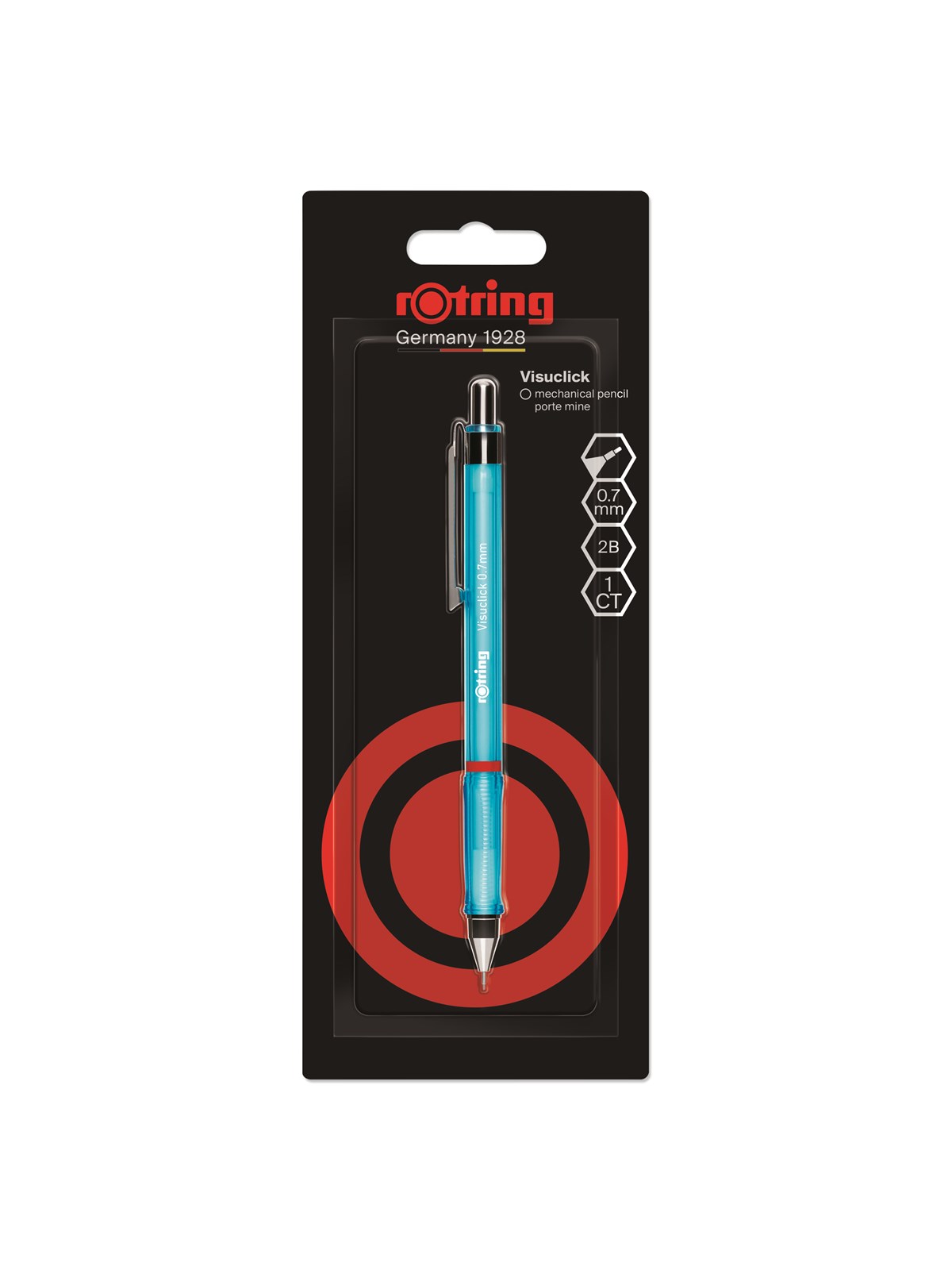 Rotring Visuclick Mechanical Pencil | 2B Lead 0.7 mm | Blue Barrel - Utensilien Zum Schreiben Und Zeichnen - 2221237
