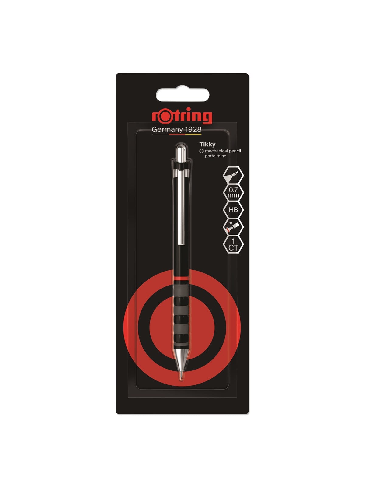 Rotring Tikky Mechanical Pencil | HB Lead 0.7 mm | Black Barrel - Utensilien Zum Schreiben Und Zeichnen - 2221260