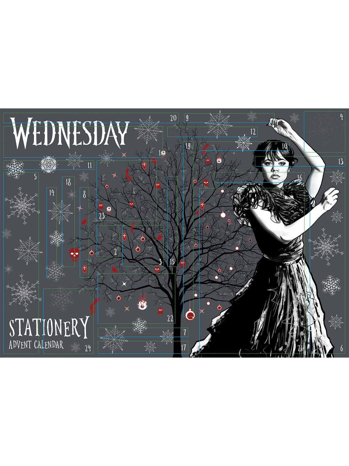 Pyramid Wednesday Stationery Advent Calendar - Adventskalender - Sr2404890