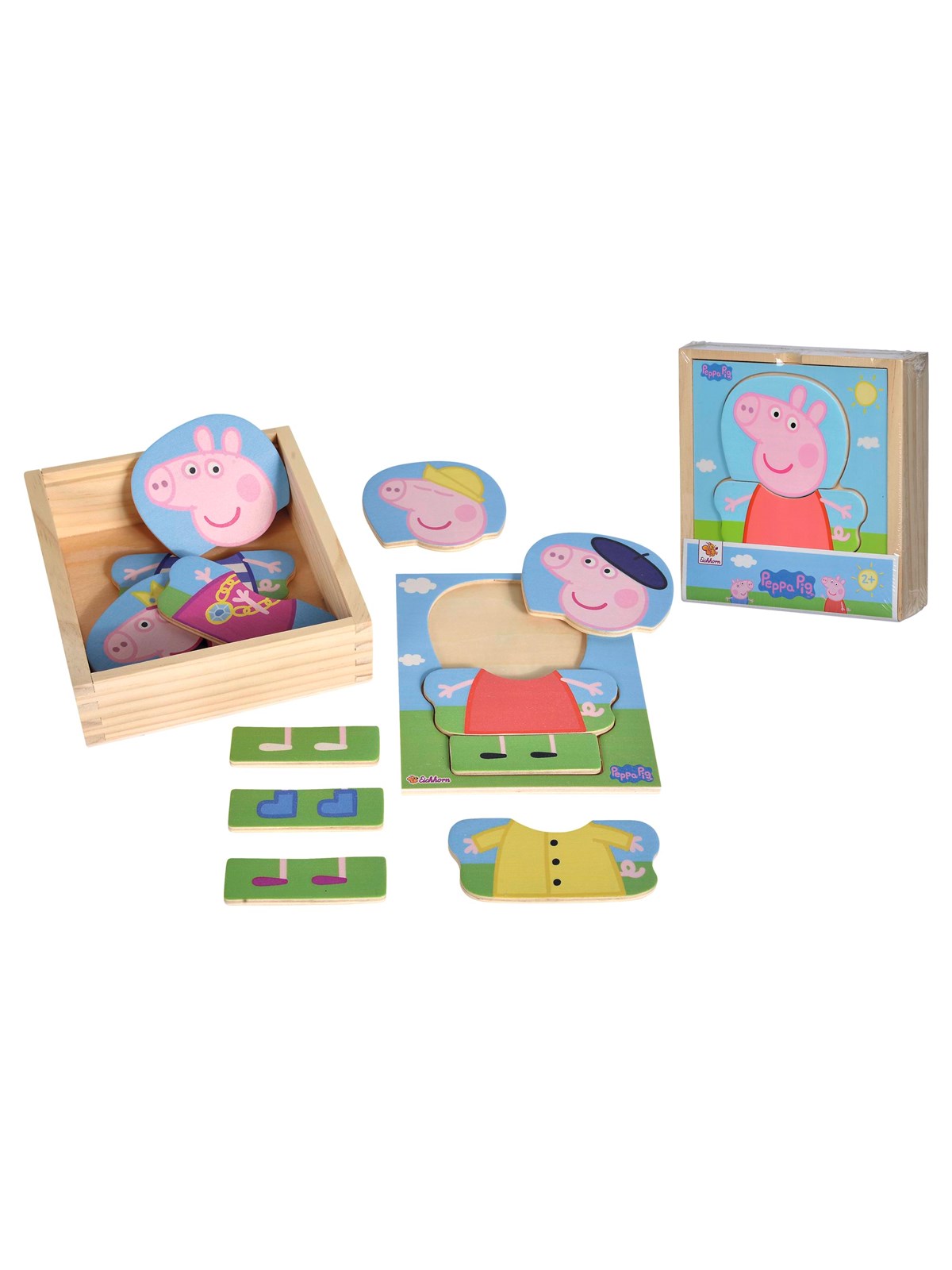 Peppa Pig Dress Up Puzzle - Holzspielzeug - 109265707