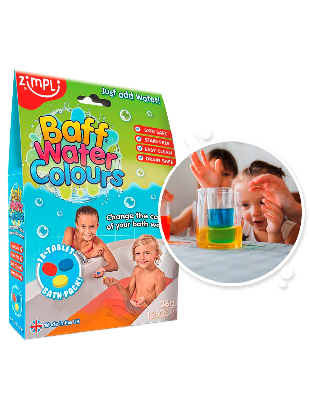 Zimpli Kids Baff Water Colours - Kreativ Spiele - 105956834sdn