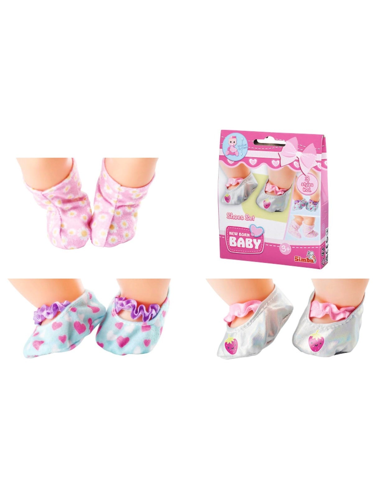 Simba Nbb Shoes Set (3 Pairs) - Dolls Accessories - 105560017y06