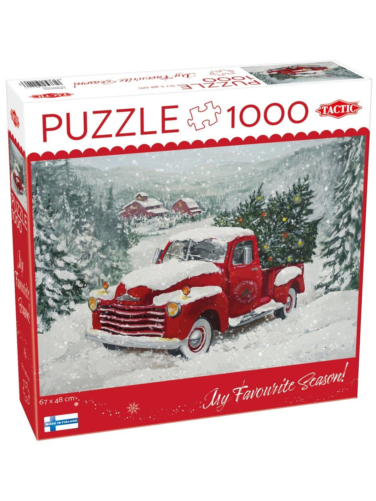 Tactic Christmas Tree Truck 1000 Pcs Puzzle - 59220