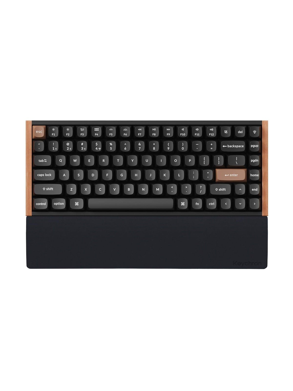 Keychron Silicone Palmrest K2 / K2 Pro / K2 Max / K2 HE / K6 / K6 Pro Series - Handgelenkstütze - Schwarz - Tastaturen - Pr43