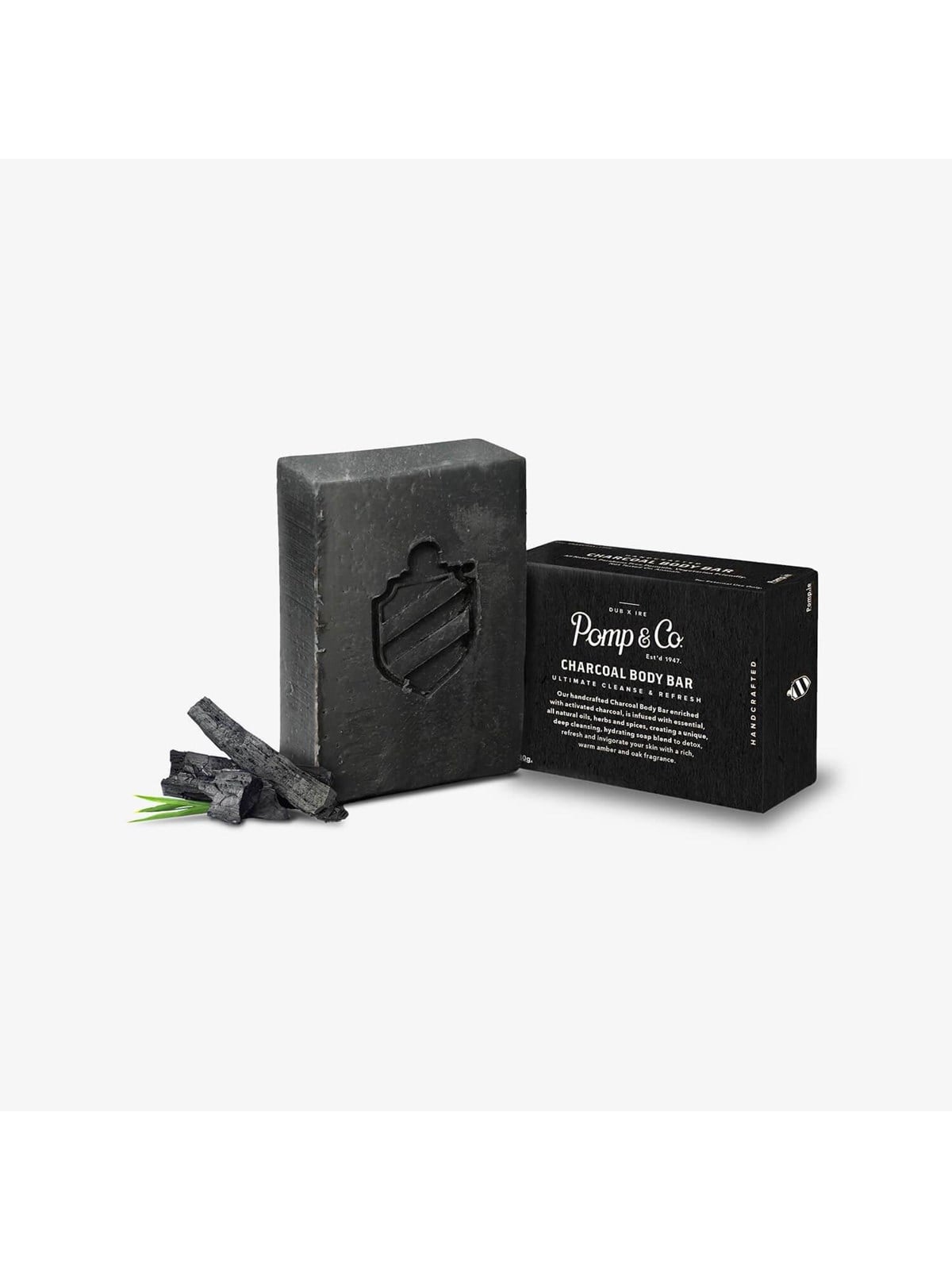 Pomp & Co. Charcoal Body Bar Soap - Koerperpflege - Soap_C_120g