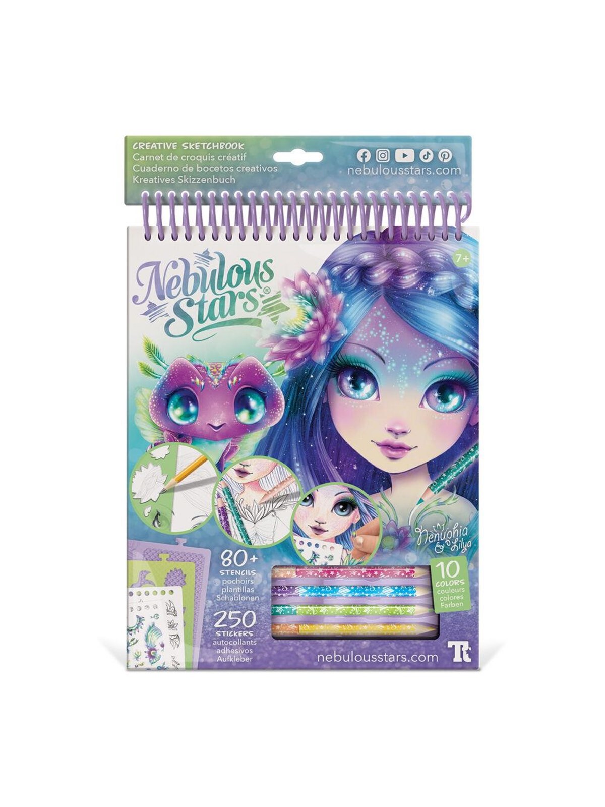 Nebulous Stars Creative Sketchbook - Nenuphia - Kreativ Spiele - 232-11132